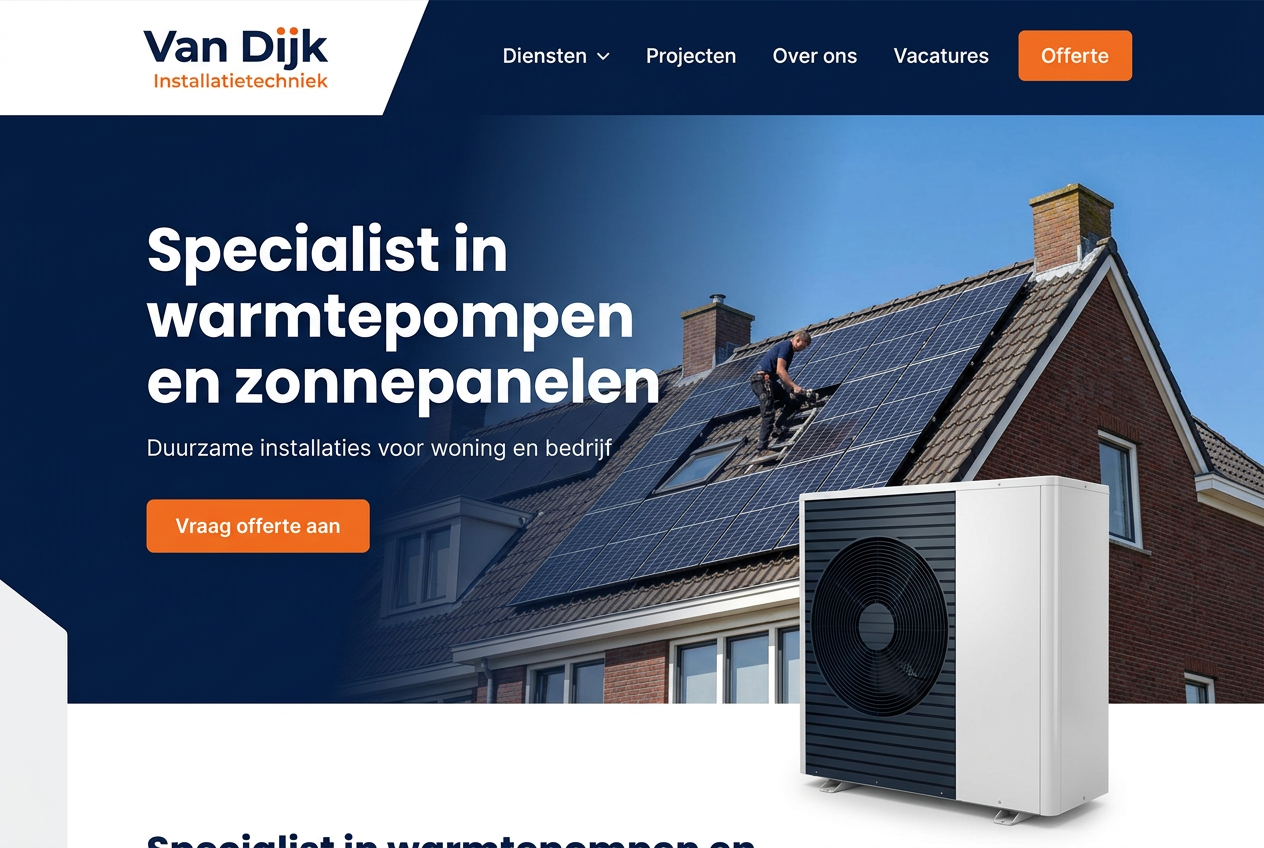 Van Dijk Installatietechniek, Bouw & installatie · Corporate